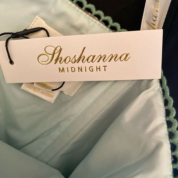 SHOSHANNA MIDNIGHT ESTER DRESS MINI COCKTAIL DRESS SIZE 12 - Picture 11 of 11